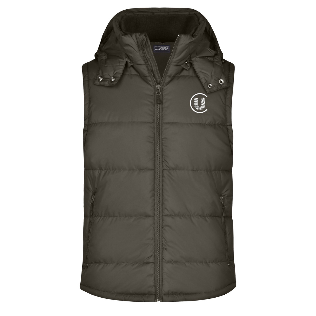 SÖTÉTBARNA MELLÉNY-FÉRFI